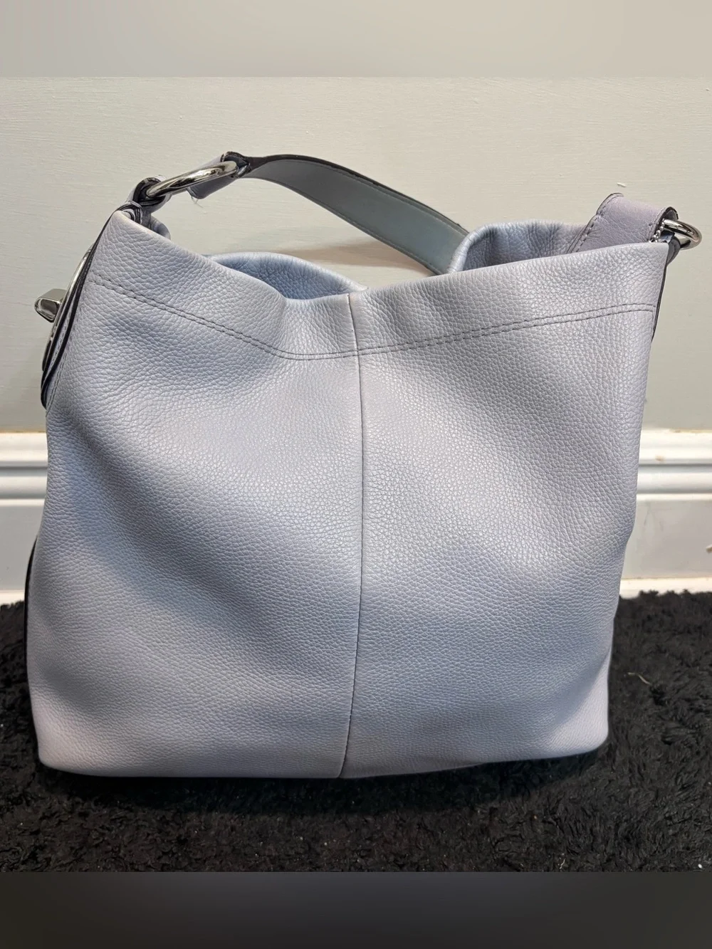 Coach Penelope Pebbled Leather Hobo Shoulder Bag